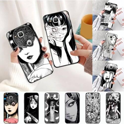 Junji Ito Tees Horror Phone Case For Samsung Galaxy J2 J4 J5 J6 J7 J8 2016 2017 2018 Prime Pro plus Neo duo