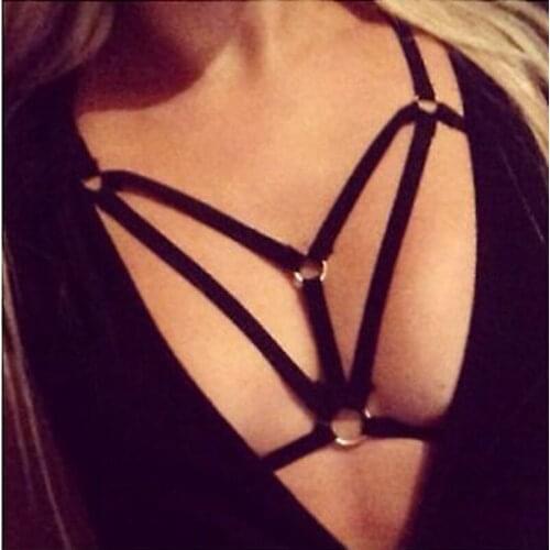 Women Sexy Backless Bras Hollow Out Halter Bralette Bandage Bars Lingerie Women Push Up Bra