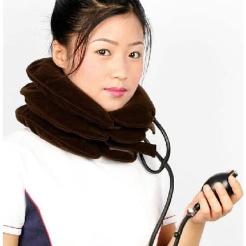 Neck massager Cervical Vertebra Traction Soft Brace Support Device Unit Headache Head Shoulder Neck Pain Health Care new massage