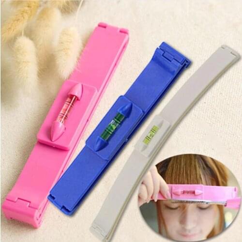 DIY Women Fringe Cut Tool Hair Trimmer Fashion Clipper Comb Guide For Cute Hair Bang Level Ruler Hair Accessories