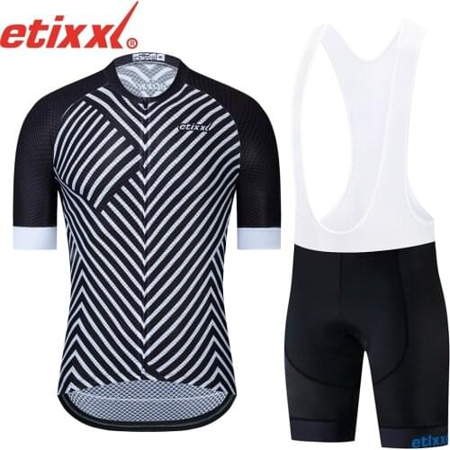 ETIXXL 2021 Cycling Jersey Set MTB Road Bicycle Clothing Breathable Mountain Bike Clothes Quick-Dry Cycling Set