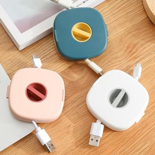 Mini Round Wire Clip Manager Desktop And Workstation Wire Clip Manager USB Load Data Cable Game