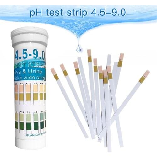 Newest DF Precision PH Test Paper 2 Color Contrast Test Paper 4.5-9 0.25 Precision 150 Strip #25