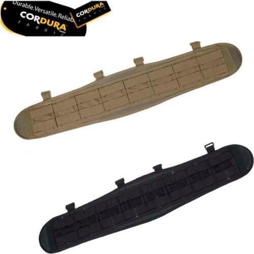 New Men Tactical Airsoft TMC VC Style Brokos Belt Pad Combat MOLLE Waist Battle Belt Pad Support Matte Black/CB