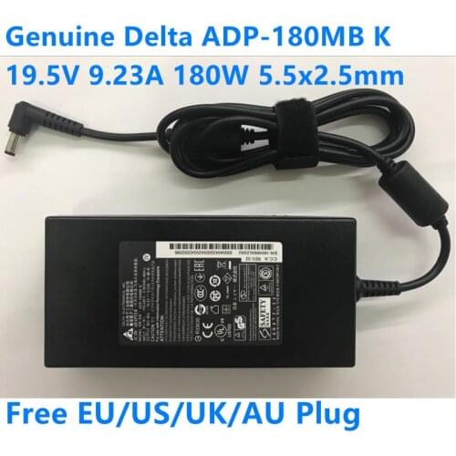 Genuine 19.5V 9.23A 180W Delta ADP-180MB K AC Adapter For MSI GS65 GE72VR 7RF GS63VR 6RF GS73 GL65 Laptop Power Supply Charger