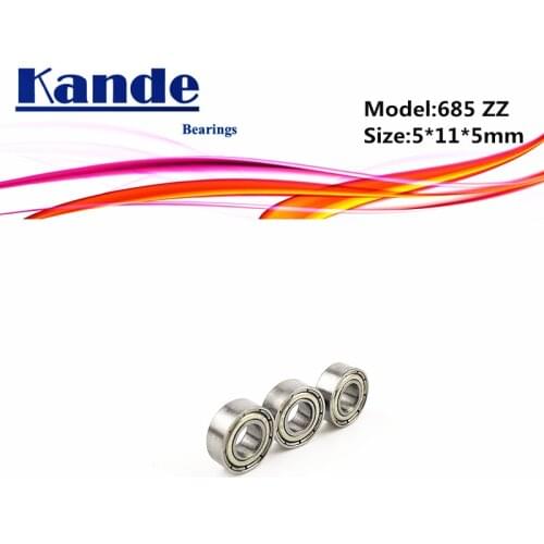Kande Bearings 685 ZZ ABEC-1 685-2Z ABEC-3 685ZZ ABEC-5 685ZZ Miniautre Ball Bearing 5x11x5mm 685