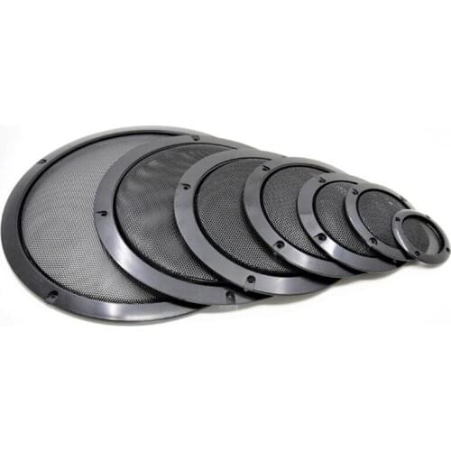 High Quality Speaker Net Cover High-grade Car Home Mesh Enclosure Speakers Plastic Frame Metal Iron Wire Grilles