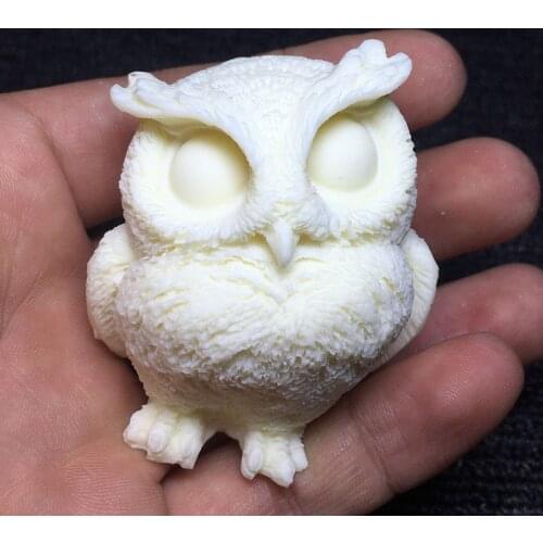 3 Cute Owl Baby Silicone Candle Mold for DIY Epoxy Resin Aromatherapy Candle Plaster Ornaments Soap Mould Handicrafts Making