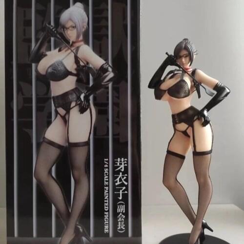 Prison School Meiko Vice President 1/4 Scale Painted Figure Freeing Maiko Shiraki Vice Can be taken off Model Toys Doll