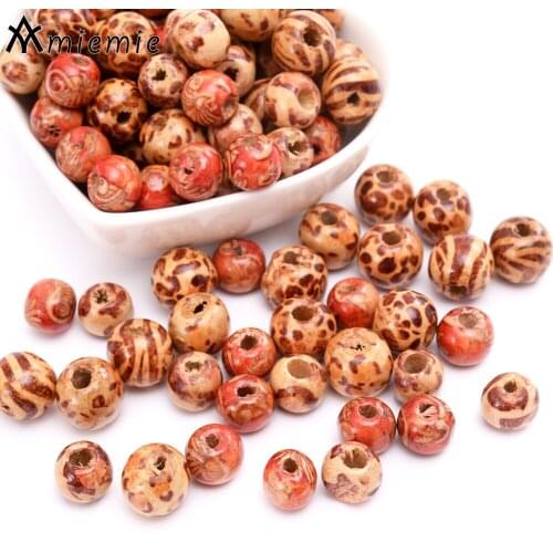 30/50/100Pcs 11/12mm Vintage Wood Beads Natural Fit Necklace Bracelet Charm Loose Wood Spacer Beads For Diy Jewelry Making