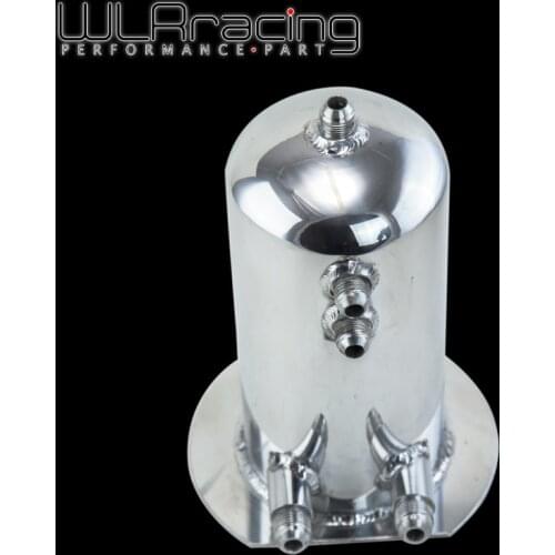 WLR RACING - 2.5 LITRE DOME ALLOY FUEL SURGE TANK / SWIRL POT AN8 - 8 Out AN10 WLR-TK15