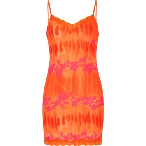 Womens Sexy Bohemia Suspender Mesh Yarn Backless Dress Fashion Flower Lace Trim V-neck Mid Waist Tight Short Dress