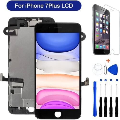 AAA+++ LCD Display For iPhone 7 7Plus Full Assembly For iPhone 7 7Plus LCD Touch Screen Digitizer Full Replacement No Dead Pixel
