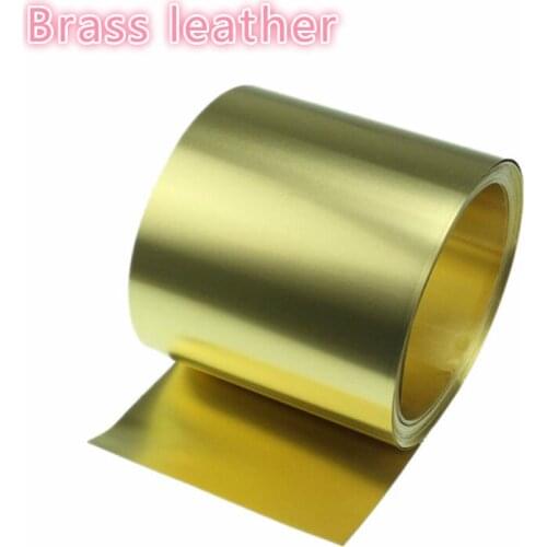 1Meter/Roll Thickness 0.01/0.02/0.03/0.05/0.1MM Thin Brass Strip Sheet gold film Brass Foil Brass plate,For thermal conductivity