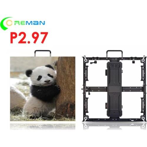 5 years warranty high quality nationstar epistar rental fixing led display , Interior indoor led panel 50cm x 50cm p2.97