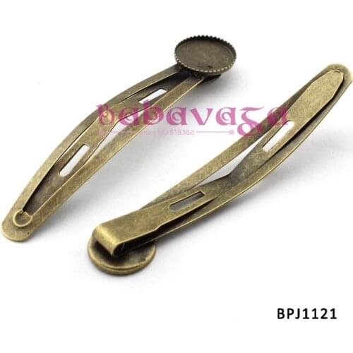 Antique Bronze Printing Color Tone Hairpin BB Clip Hair Accessories Headdress Jewelry Findingds Accessories