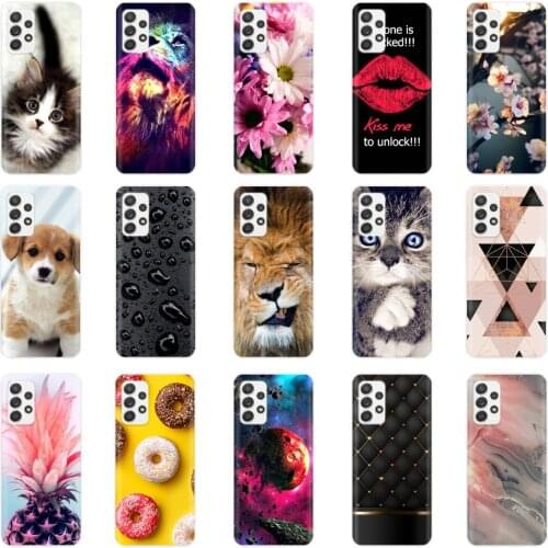 For Samsung Galaxy A52 Case Phone Cover Silicone Soft TPU Back Cases For Samsung Galaxy A52 A 52 4G 5G GalaxyA52 Bumper Coque
