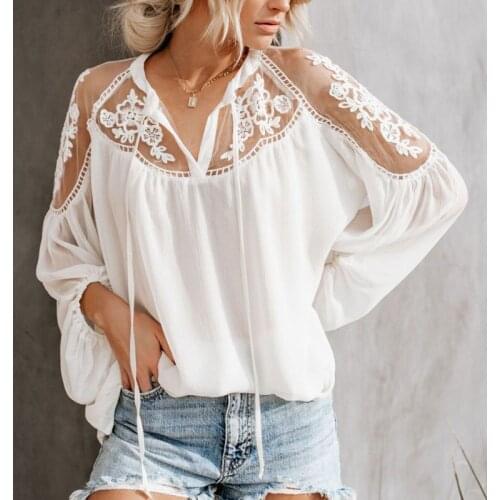 COCKCON Women's Ruffle Shirts