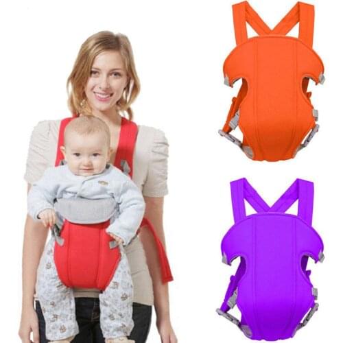 2-30 Months Breathable Front Facing Baby Carrier Comfortable Sling Backpack Pouch Wrap Baby Kangaroo Adjustable Safety Carrier