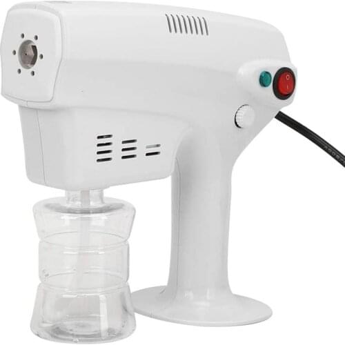 Electric Sprayer Fogging Machine Disinfection Blue Light Nano Handheld Adjustable Humidifier for Indoor and Car EU Plug