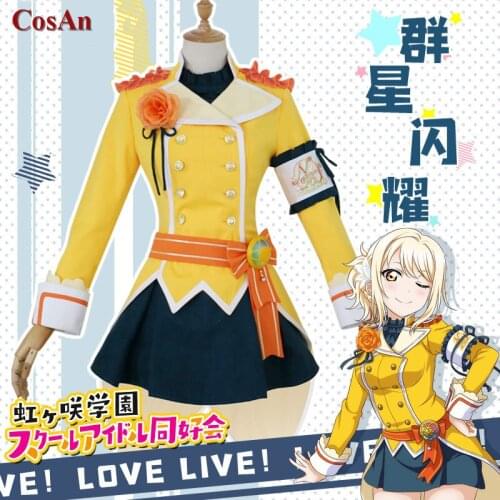 Hot Anime Lovelive All Stars Nijigasaki High School Idol Club Cosplay Costume Lovely Uniforms Activity Party Role Play Clothing
