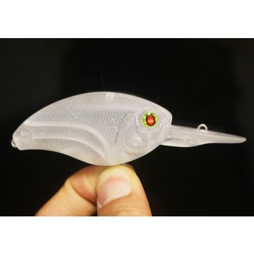 GYFISHING 10 Pcs High Quality Unpainted Fishing Medium Diving Blank Lures Crankbaits Hard Baits