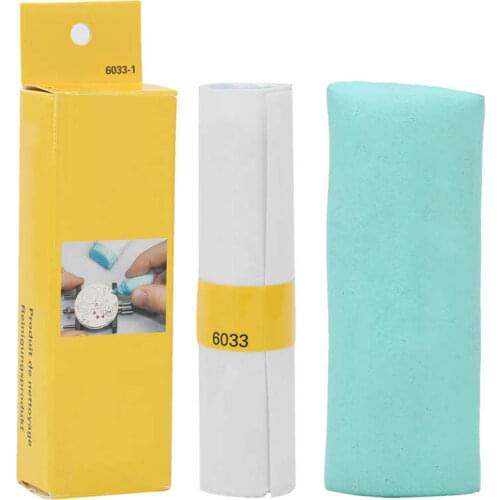 Watch Parts Cleaning Clay Rubber Dry Cleaner Clay Watch Part Movement Dirt Grease Remover Removal Tool Accessory for Watchmaker