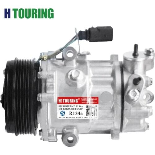 For Car VW Polo UP For Skoda Citigo SD6V12 AC Compressor 1S0820803C 6RD820803 Sanden 1916 6RD820803 1S0820803A 1152808159 6PK