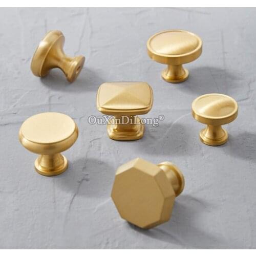 Hotsale 10PCS European Solid Brass Cabinet Door Handles Cupboard Wardrobe Drawer Kitchen TV Wine Cabinet Pulls Handles & Knobs