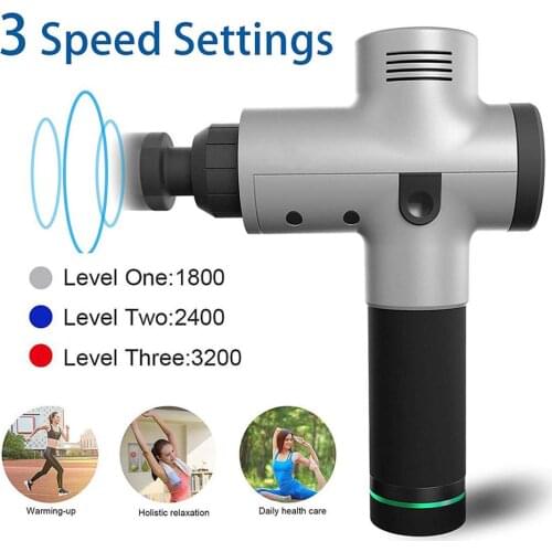 Muscle Massage Gun Sport Therapy Massager Body Relaxation Pain Relief Training Exercising Slimming Shaping Massager