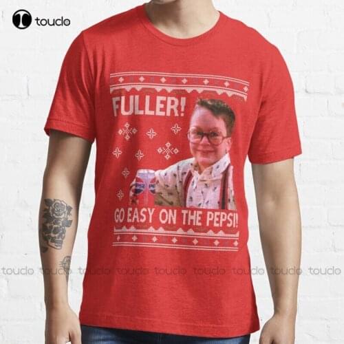 New Fuller Go Easy Home Alone Christmas Knit T-Shirt Cotton Tee Shirt S-3Xl
