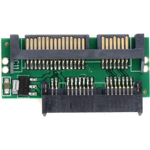 Pro 1.8 Micro MSATA SSD TO 7+15 2.5 inch SATA Adapter Converter Card Board