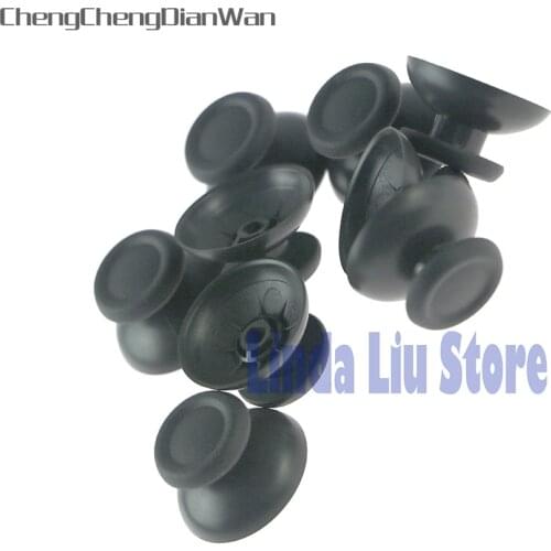 Grey black mushroom cap Rubber Analog Top Cover for PS4 Slim & Pro Controller Thumbstick Button Joystick Cap ChengChengDianWan