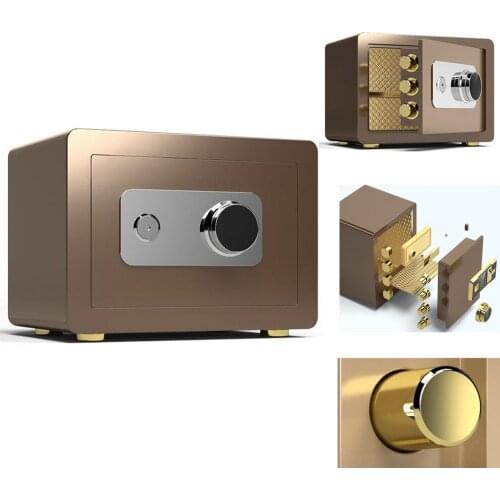 Safes Bank Safety Steel Safe Home Office Safety-deposit Box Depository Strongbox Money Box Vault Mechanical Code Lock LBXX020