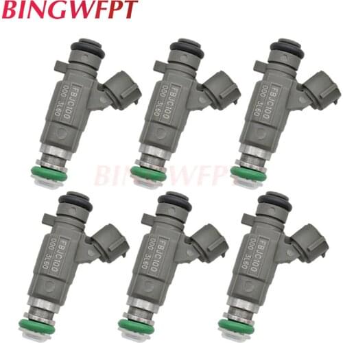 6x Fuel Injectors For Primera P12 X-Trail T30 For Infiniti 350Z X-Trail Maxima Pathfinder FBJC100 Nozzle Fuel Injection