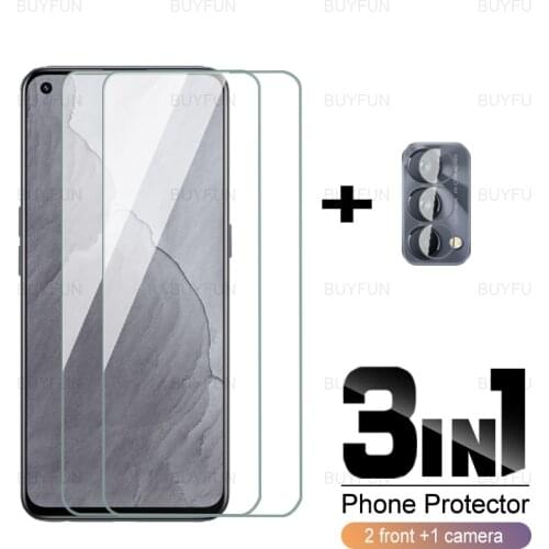For Realme GT Master 6.43inch 3in1 front screen protector camera glass for oppo realme realmi gt master edition tempered glass