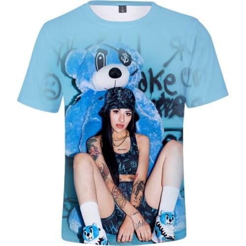 Singer Cazzu New 3D Printed Fashion Summer Short Sleeve Hot Sale Trendy Harajuku Unisex T-shirts Streetwear Clothes high quality