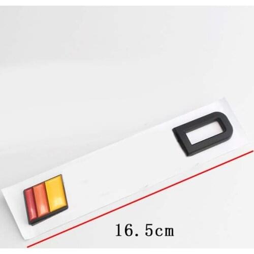 1PCS TRD LOGO Sticker For Avensis Auris Tacoma Prado Black Exterior Sticker OEM