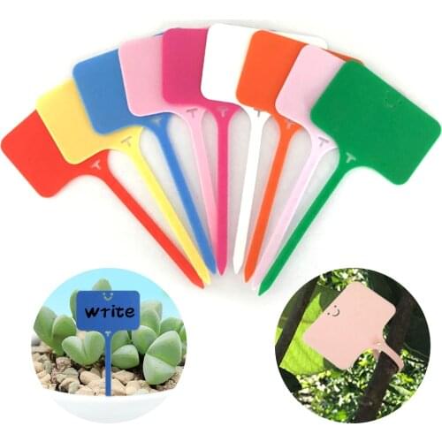 1Pc Plastic Plant Tags Garden Plant Labels Nursery Markers Flower Pots Seedling Labels Tray Mark Tools Garden Accessories