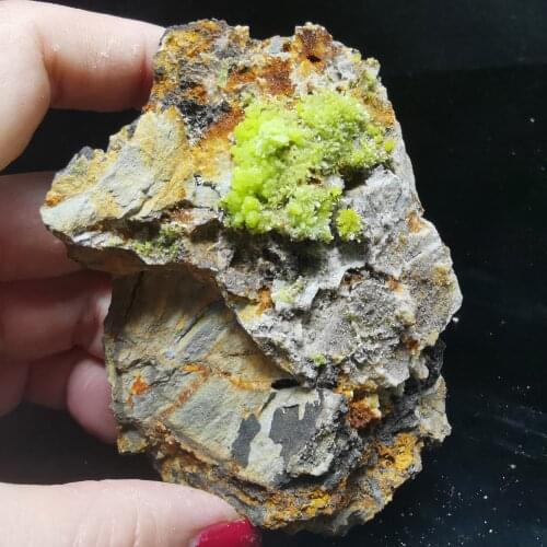 164.8gNatural rare pyrolusite healing energy mineral specimen original stone collection stone decoration QUARTZ GEM