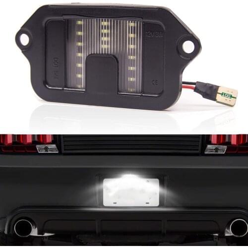 12V 6000K Auto Parts LED License Plate Parking Lights For Ford Mustang 2005 2006 2007 2008 2009 Placement On Rear Left And Right