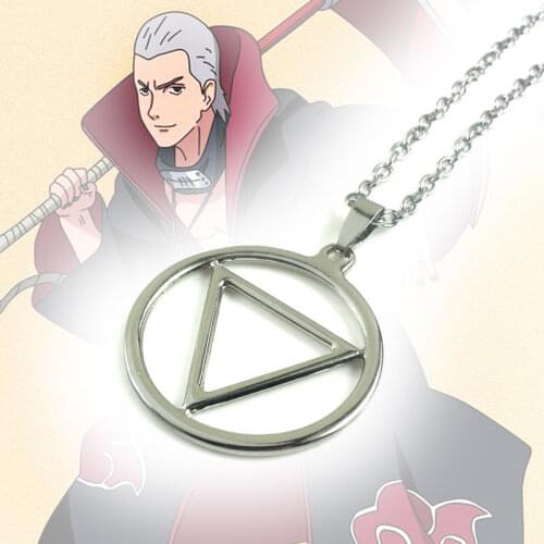 Action Anime Naruto Hidan Necklace Cosplay Props Akatsuki Member Hidan Cos Accessories Gift Toys For Children Matel Pendant Toys
