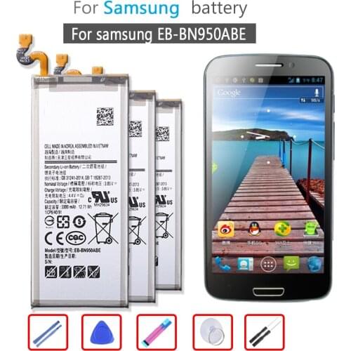 EB-BN950ABE 3300mAh Battery for Samsung Galaxy Note 8 Note8 N950 SM-N950F N950FD N950U/U1 N950W N950N N9500 Mobile Phone