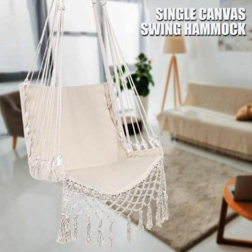 Hammock hanging Chair Swing Holds Perfect for Indoor/Outdoor Home Patio Deck Yard