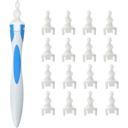 Ear Cleaner Ear Wax Removal Tool Soft Spiral Earwax Cleaning Swab Kit Health Ear Plugs Hearing Aid Smart Ear Care Tools