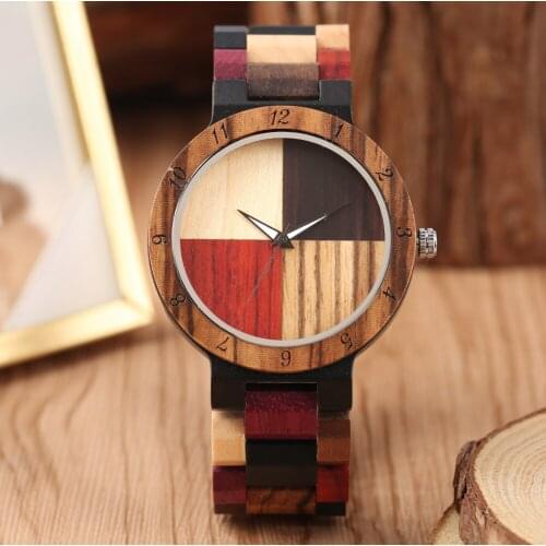 Yisuya Quartz Full Wooden Watch Top Brand Luxury Luminous Pointers Display Wood Wristwatch Men Womens Gifts relogio masculino