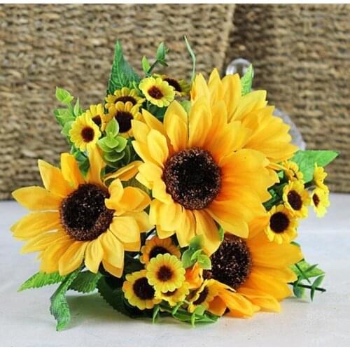 LINANUO Artificial Sunflowers