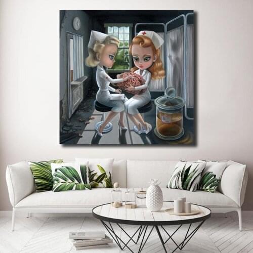 Modular Canvas Art Pictures 1panel Poster Dark World Wall Prints Paintings Modern Style Home Decoration For Living Room Frame