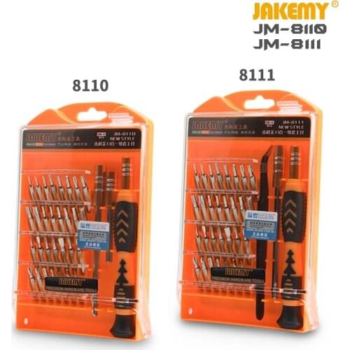 JAKEMY JM-8110/JM-8111 33 in 1 Professional kit Multifunctional precision Repair tool Household Electronics DIY Screwdriver Set