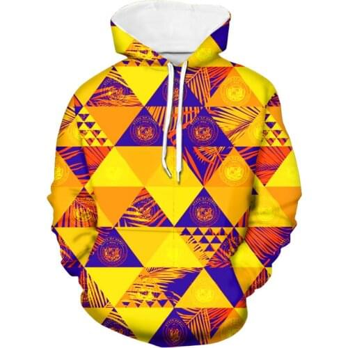Latest Custom Hawaii Logo Hoodies Polynesian Retro Designer Winter Long Sleeve Pullover Hoodie Women Hoodies & Sweatshirt